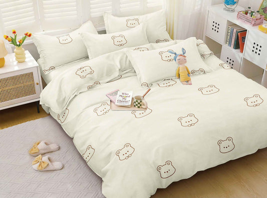 Lenjerie de pat 4 piese – Sweet Bears 🐻✨
